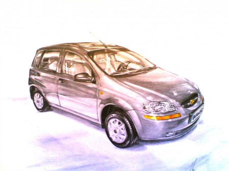 70x100 kağıt üzerine karakalem (2009)